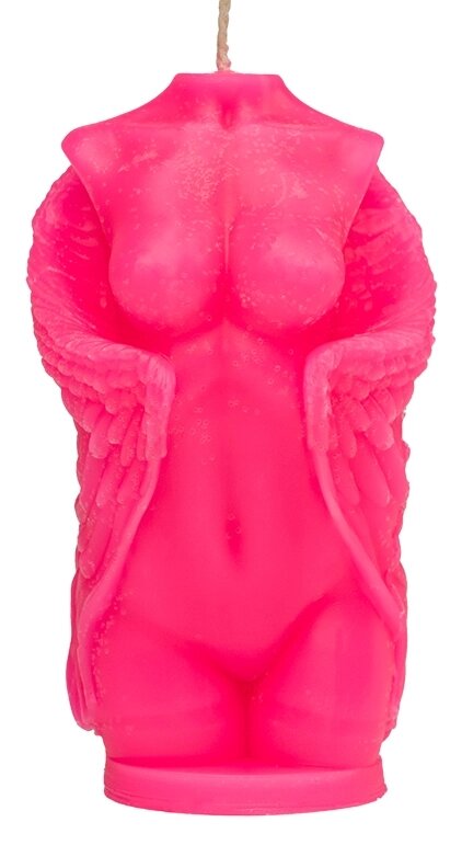 Свічка LOVE FLAME - Angel Woman Pink Fluor, CPS08-PINK від компанії Інтернет магазин Персик - фото 1