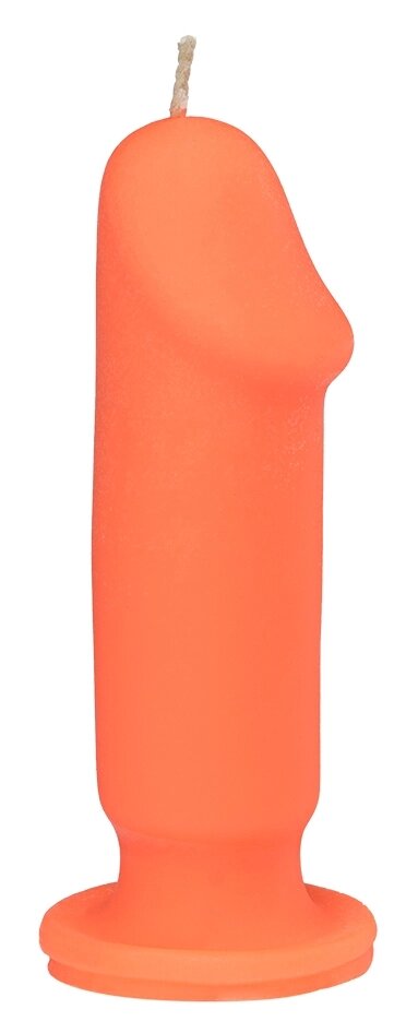 Свічка LOVE FLAME - Dildo S Orange Fluor, CPS04-ORANGE від компанії Інтернет магазин Персик - фото 1