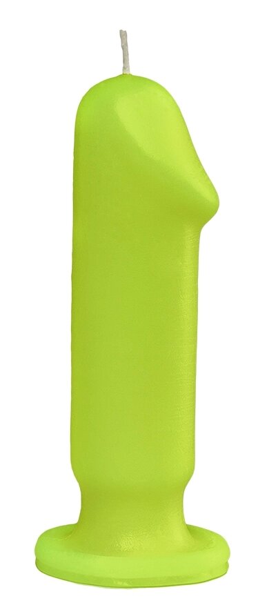 Свічка LOVE FLAME - Dildo S Yellow Fluor, CPS04-YELLOW від компанії Інтернет магазин Персик - фото 1