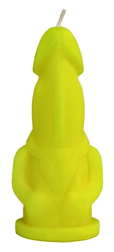 Свічка LOVE FLAME - Gentleman Yellow Fluor, CPS05-YELLOW від компанії Інтернет магазин Персик - фото 1