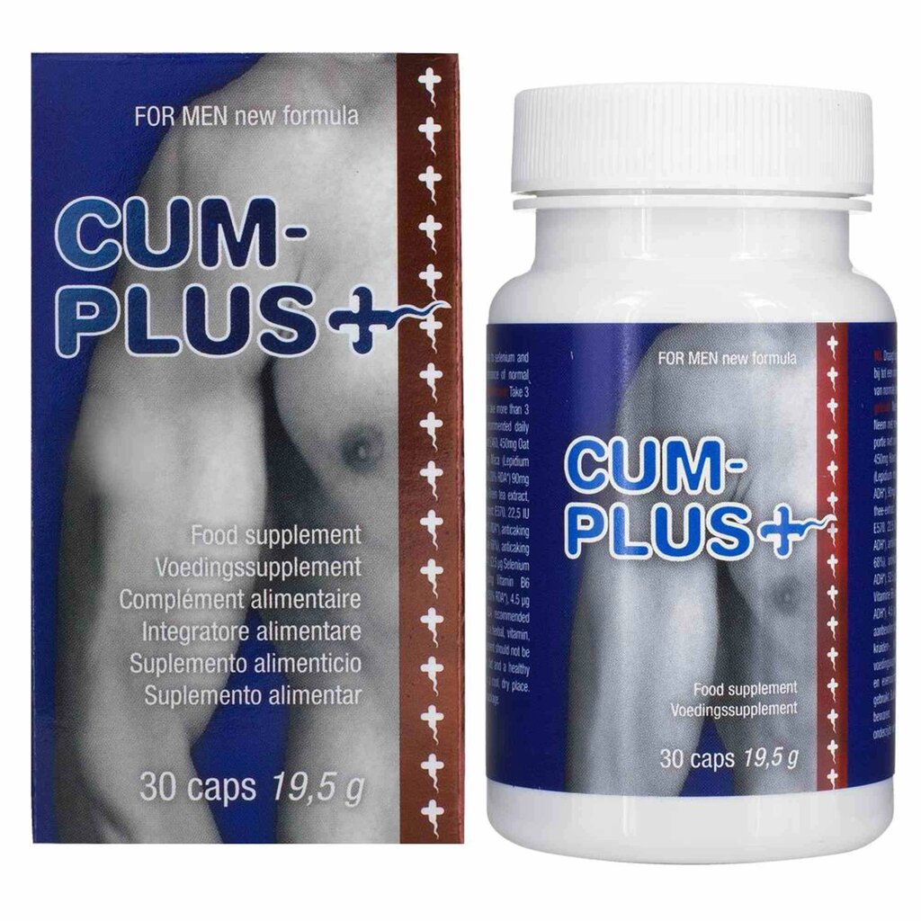 Таблетки Cum Plus EAST для кількості і якості сперми, підсилюють відчуття під час оргазму від компанії Інтернет магазин Персик - фото 1