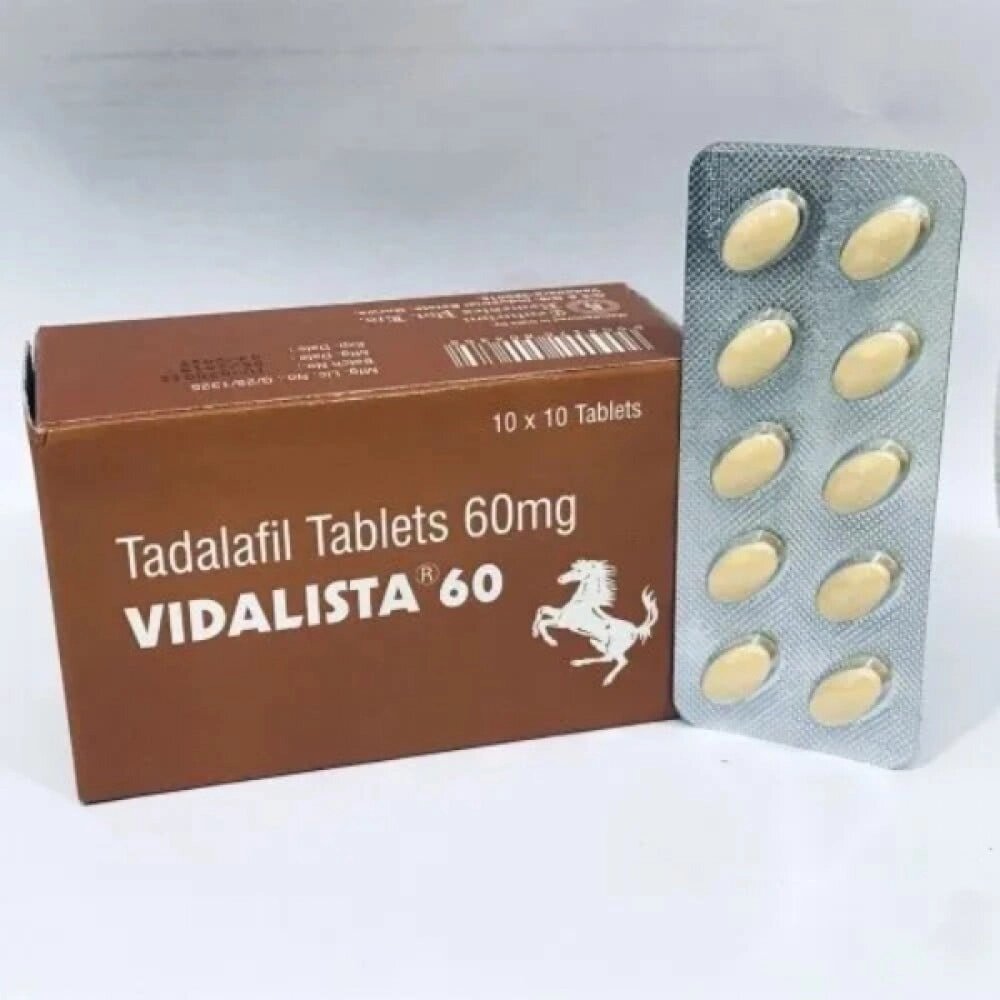 Таблетки для підвищення потенції і посилення ерекції Vidalista 60 мг (Сіаліс) від компанії Інтернет магазин Персик - фото 1