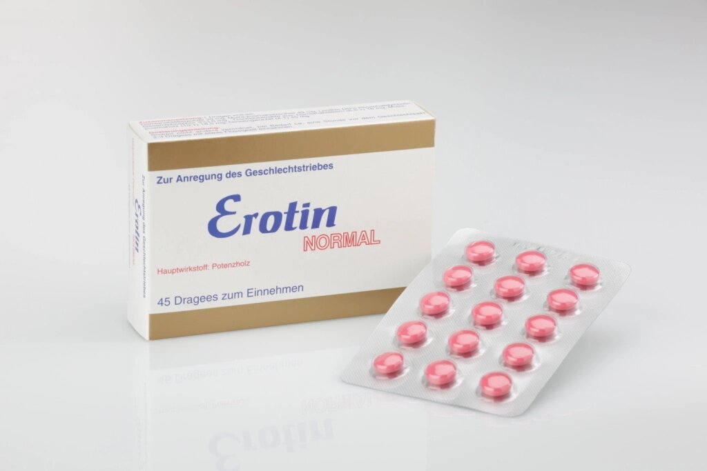 Таблетки EROTIN 45 шт (для двох) від компанії Інтернет магазин Персик - фото 1