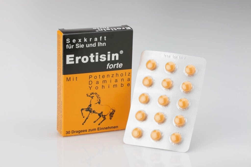 Таблетки EROTISIN forte 1 шт (для двох) від компанії Інтернет магазин Персик - фото 1