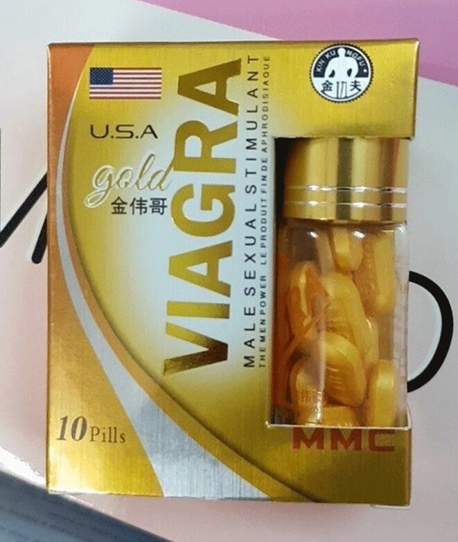 Таблетки з потенціалу - Золото viagra США (10 шт.) від компанії Інтернет магазин Персик - фото 1