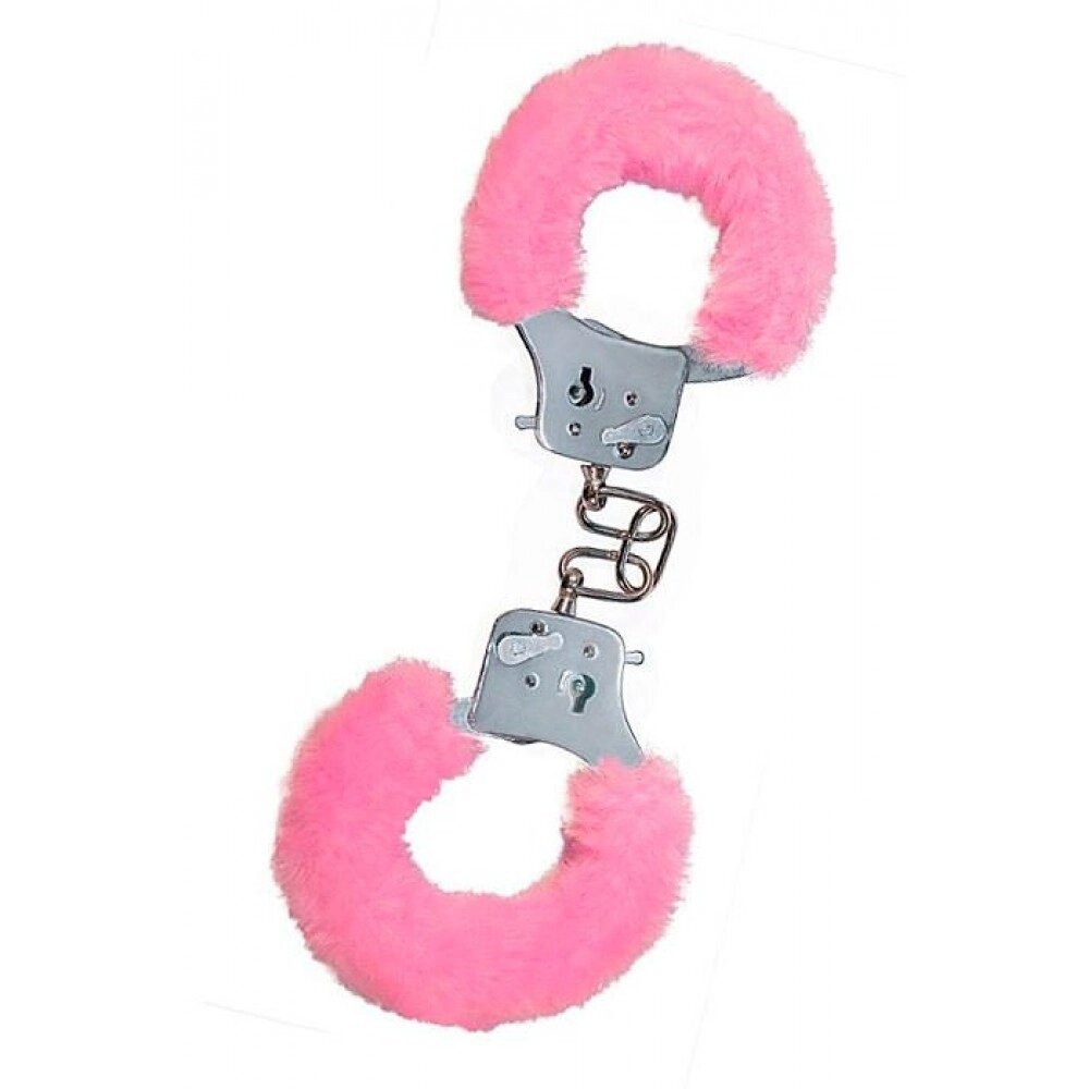 Трояндові наручники з іграшкою радості пухнасті вентилятори від компанії Інтернет магазин Персик - фото 1