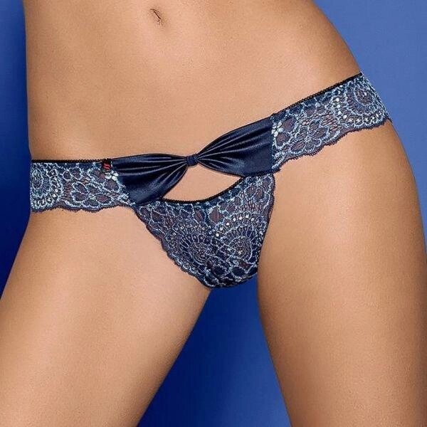 Трусики сині Obsessive AURORIA Panties L / XL від компанії Інтернет магазин Персик - фото 1