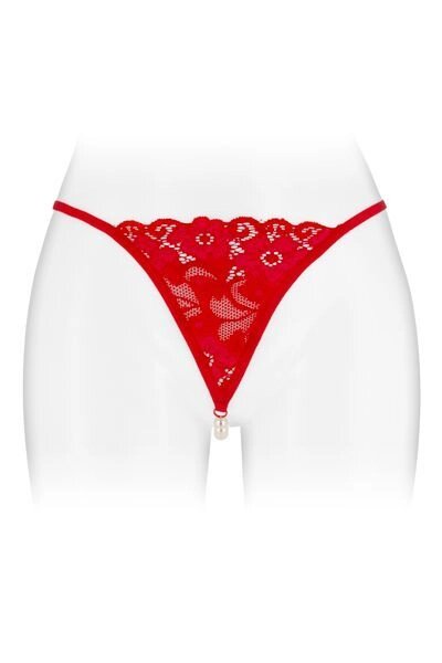 Трусики-стрінги з перловою ниткою Fashion Secret VENUSINA Red від компанії Інтернет магазин Персик - фото 1