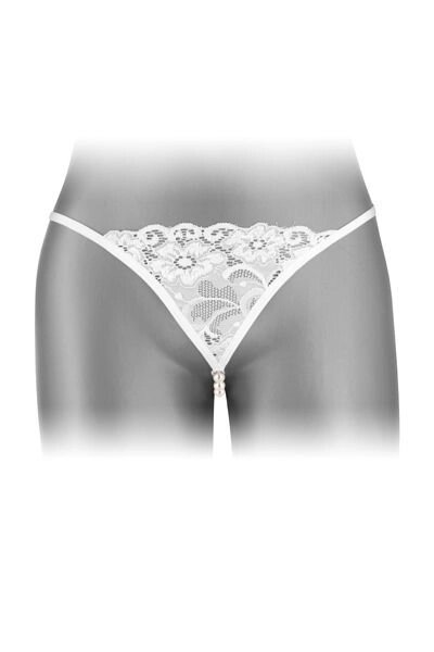 Трусики-стрінги з перловою ниткою Fashion Secret VENUSINA White від компанії Інтернет магазин Персик - фото 1
