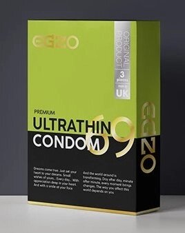 Ультра тонкі презервативи EGZO "Ultrathin" №3 від компанії Інтернет магазин Персик - фото 1