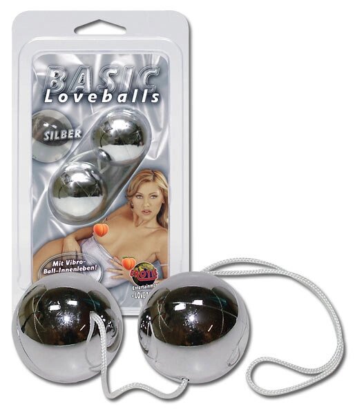 Вагінальні кульки BASIC silber від компанії Інтернет магазин Персик - фото 1