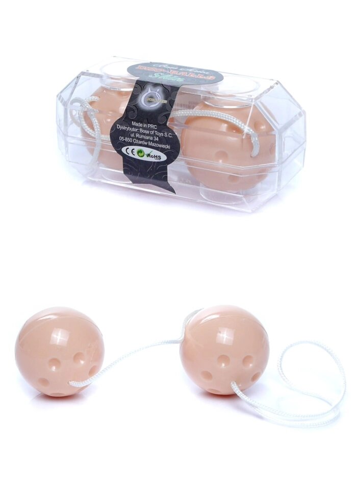 Вагінальні кульки Duo balls Skin, BS6700029 від компанії Інтернет магазин Персик - фото 1