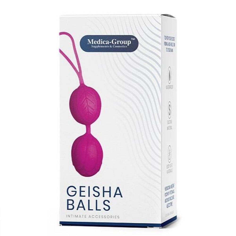 Вагінальні кульки гейші Medica Group Geisha Balls, фіолетові, 3.6 см від компанії Інтернет магазин Персик - фото 1