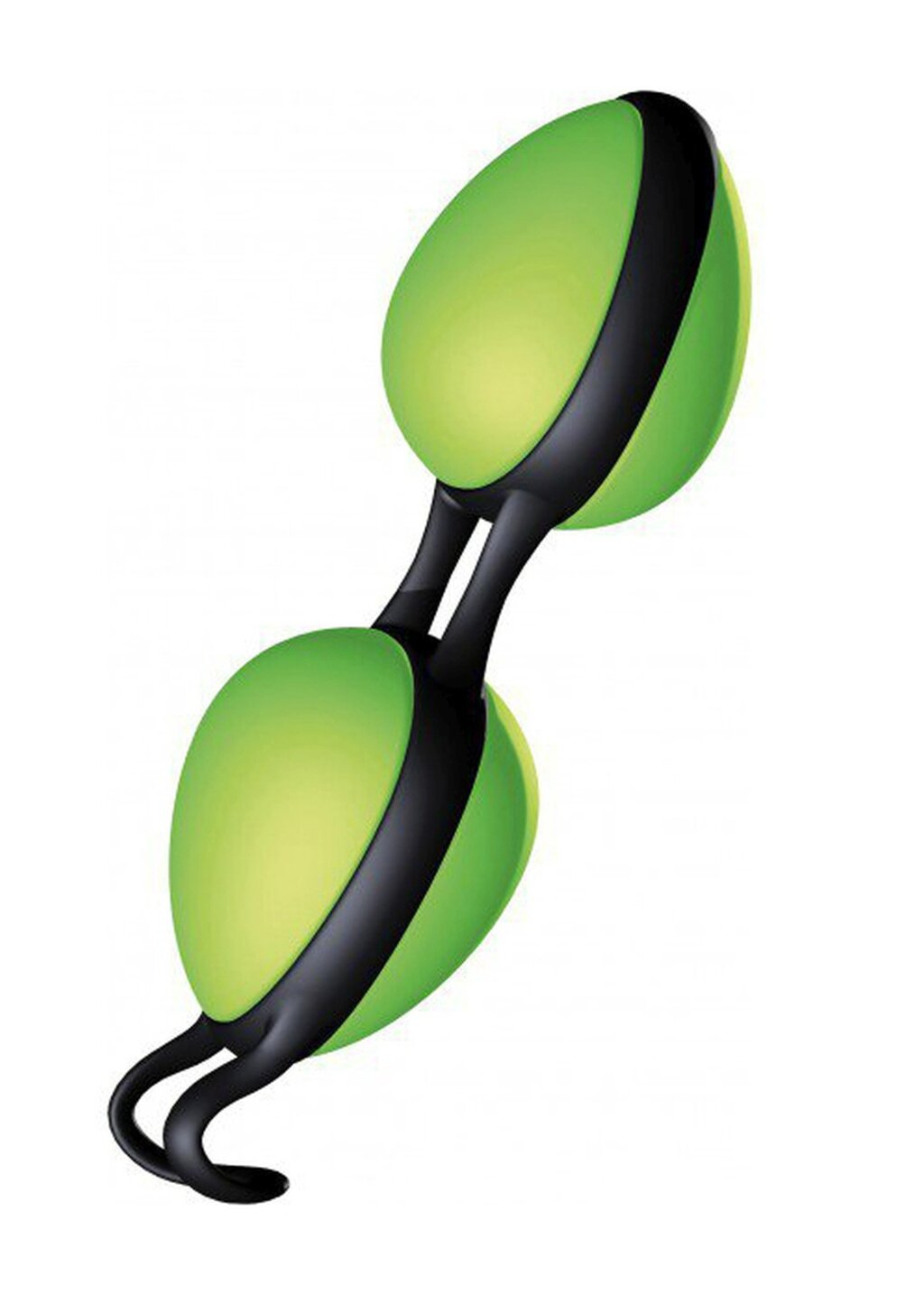 Вагінальні кульки Joyballs secret, Зелено-чорні від компанії Інтернет магазин Персик - фото 1