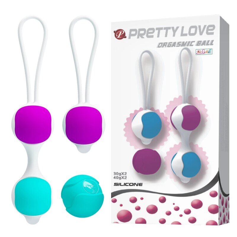 Вагінальні кульки "PRETTY LOVE Orgasmic ball" BI-014265 від компанії Інтернет магазин Персик - фото 1