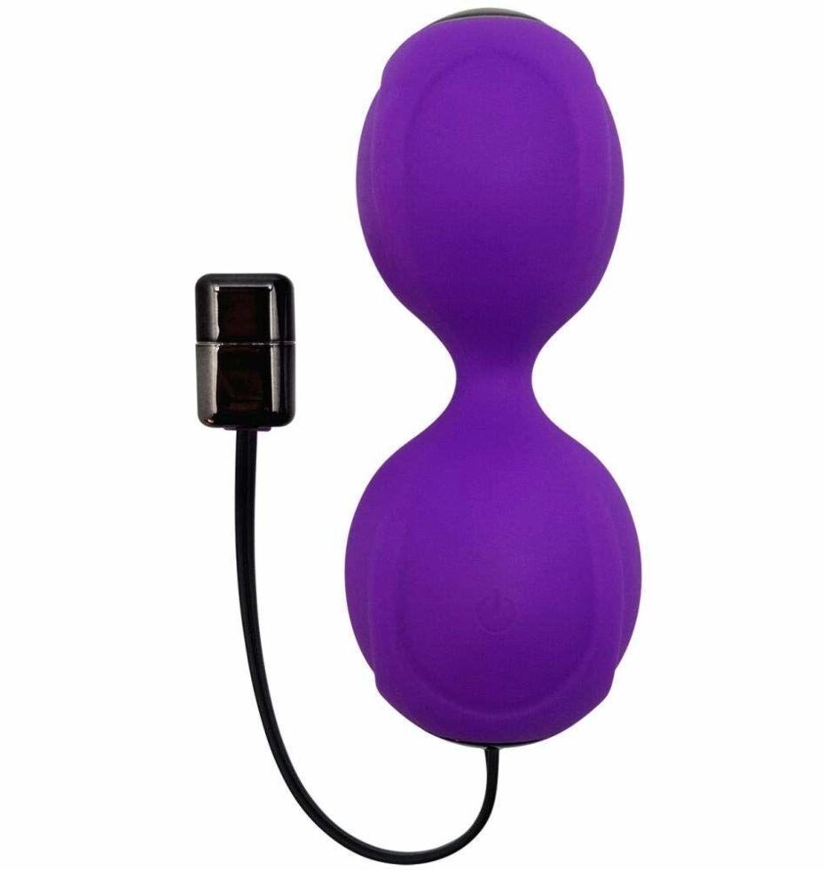 Вагінальні кульки з вібрацією Adrien Lastic Kegel Vibe Purple від компанії Інтернет магазин Персик - фото 1