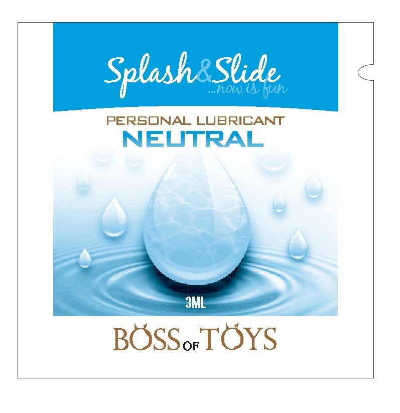 Вагінальний мастило NEUTRAL Personal Lubricant Boss of Toys, 3 ml від компанії Інтернет магазин Персик - фото 1