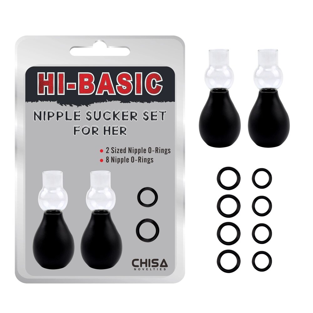 Вакумні стимулятори для сосків Chisa Hi Basic Nipple Sucker Set For Her від компанії Інтернет магазин Персик - фото 1