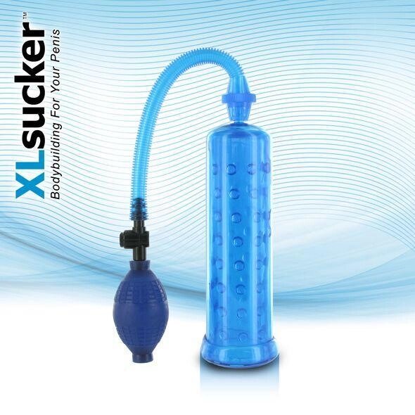 Вакуумна помпа XLsucker Penis Pump Blue від компанії Інтернет магазин Персик - фото 1