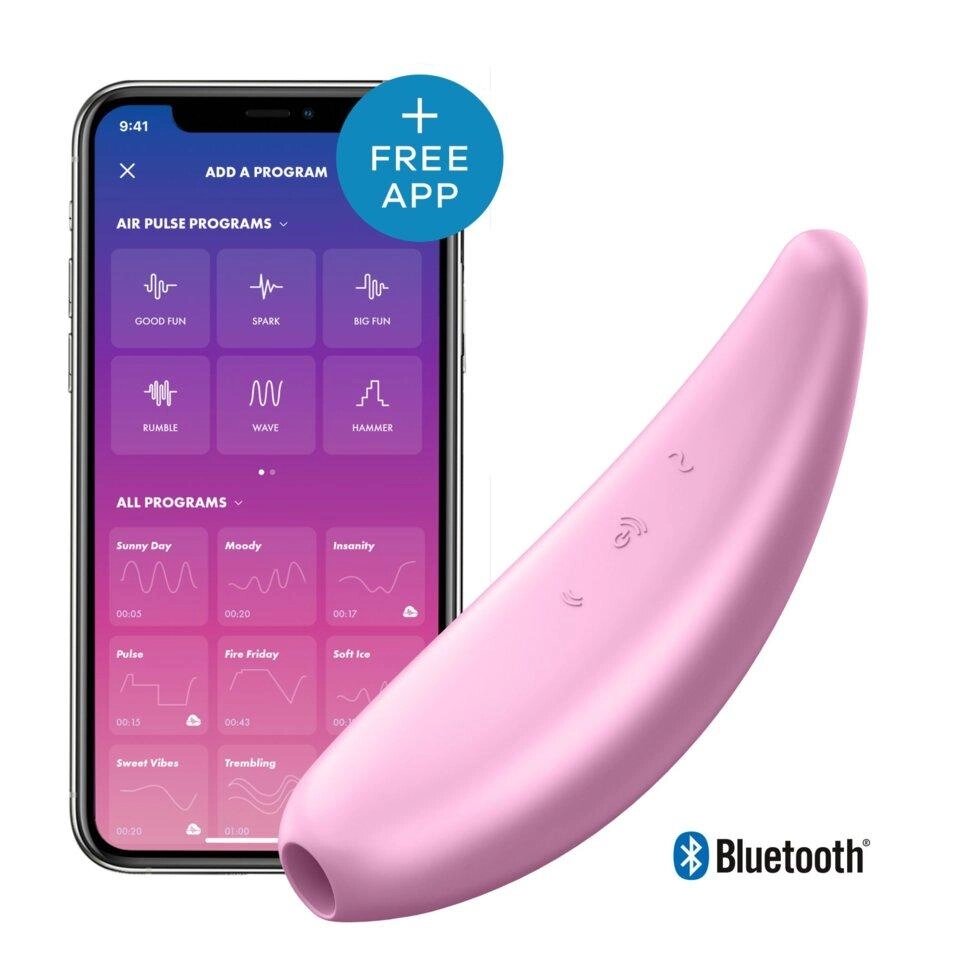 Вакуумний кліторальний стимулятор Satisfyer Curvy 3 від компанії Інтернет магазин Персик - фото 1