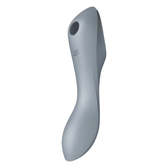 Вакуумний вібратор Satisfyer Curvy Trinity 3 BlueGrey від компанії Інтернет магазин Персик - фото 1