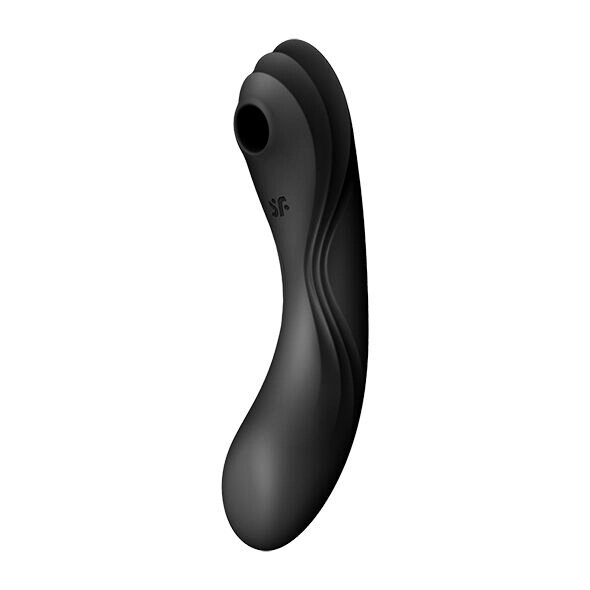 Вакуумний вібратор Satisfyer Curvy Trinity 4 Black від компанії Інтернет магазин Персик - фото 1