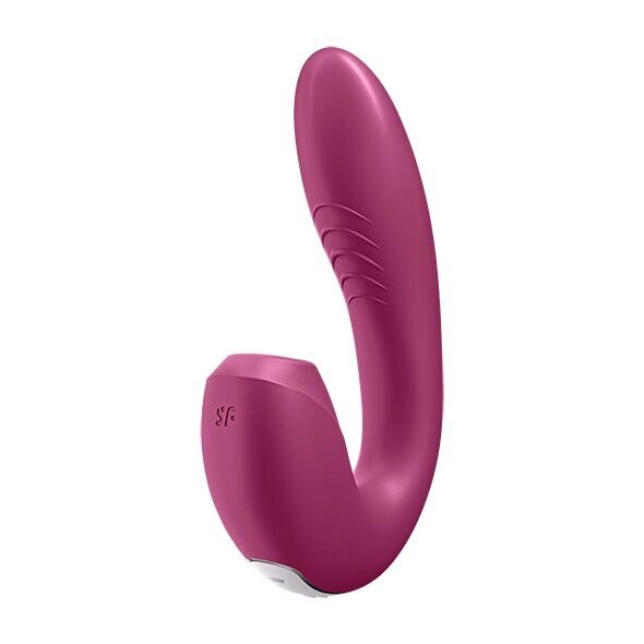 Вакуумний вібратор Satisfyer Sunray Berry від компанії Інтернет магазин Персик - фото 1