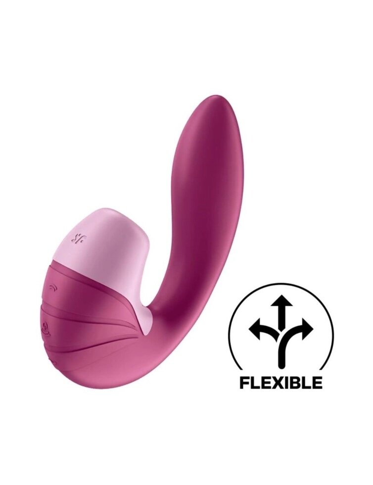 Вакуумний вібратор Satisfyer Supernova Berry від компанії Інтернет магазин Персик - фото 1