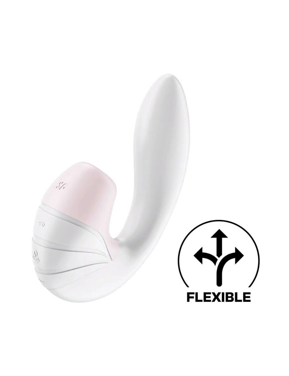 Вакуумний вібратор Satisfyer Supernova White, 2 положення ствола (м'ята упаковка!!) від компанії Інтернет магазин Персик - фото 1