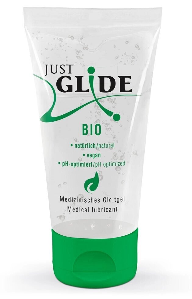 Веганські органічний гель-лубрикант - Just Glide Bio, 50 ml від компанії Інтернет магазин Персик - фото 1