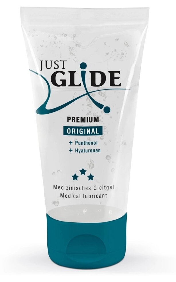 Веганські органічний гель-лубрикант - Just Glide Premium, 50 ml від компанії Інтернет магазин Персик - фото 1