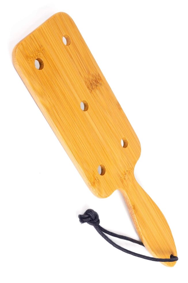 Весло Фетиш -щілини Широкий і короткий бамбук, упакований у мішок PE від компанії Інтернет магазин Персик - фото 1