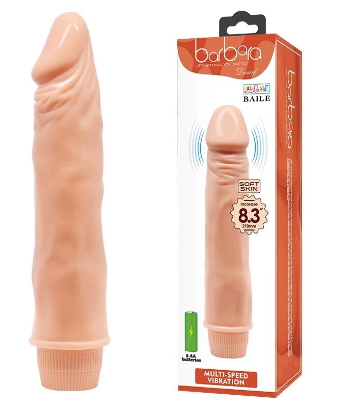 Вібратор BARBARA Dwarf DILDO VIBRATOR, BW-001050R від компанії Інтернет магазин Персик - фото 1