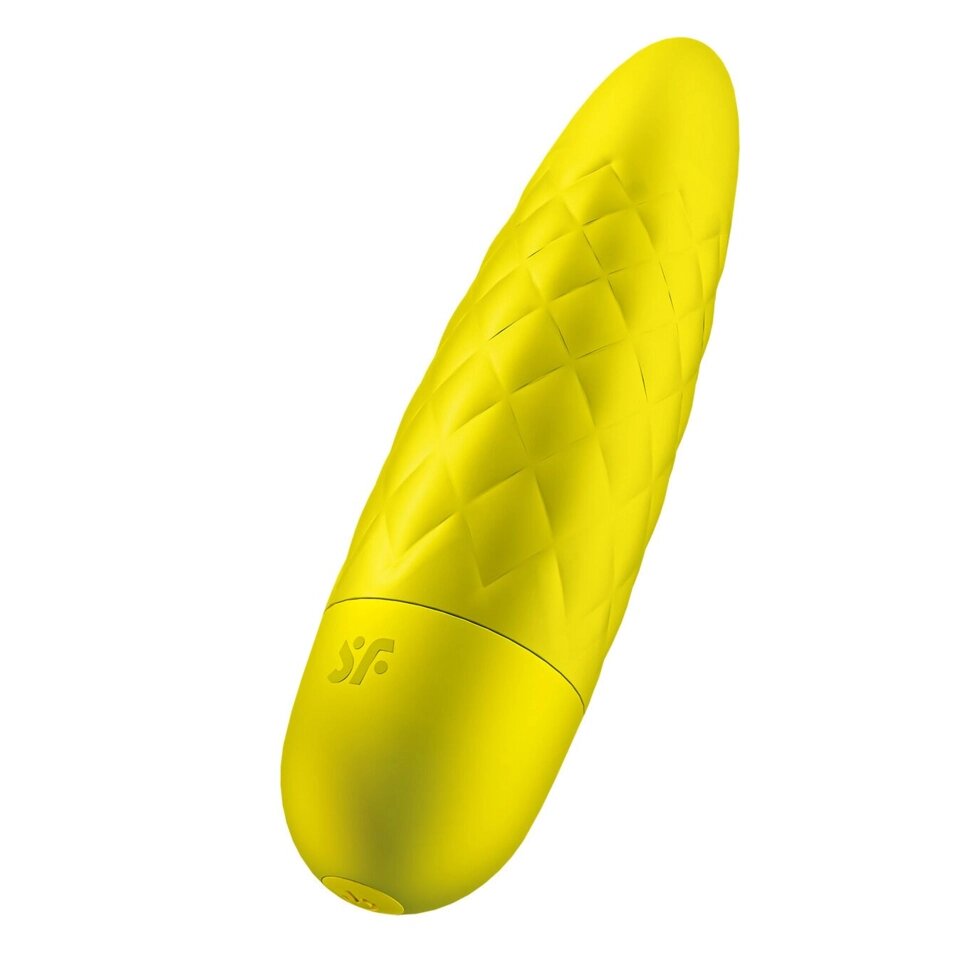 Вібратор для клітора Ultra Power Bullet 5 Yellow від компанії Інтернет магазин Персик - фото 1