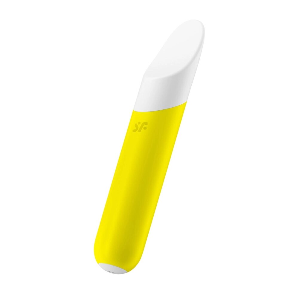 Вібратор для клітора Ultra Power Bullet 7 Yellow від компанії Інтернет магазин Персик - фото 1