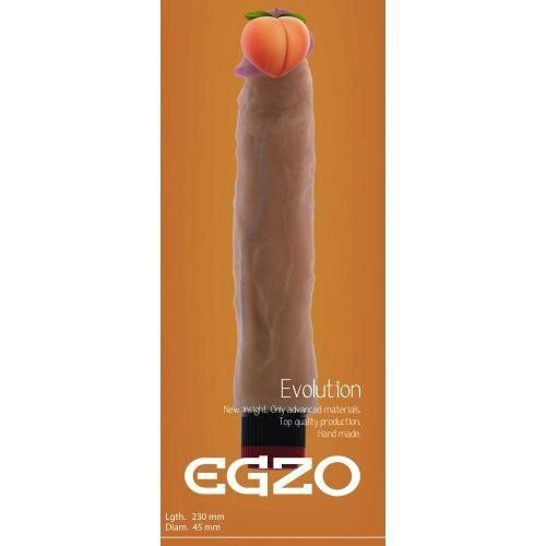 Вібратор EGZO довжина 23см на 4,5 см від компанії Інтернет магазин Персик - фото 1