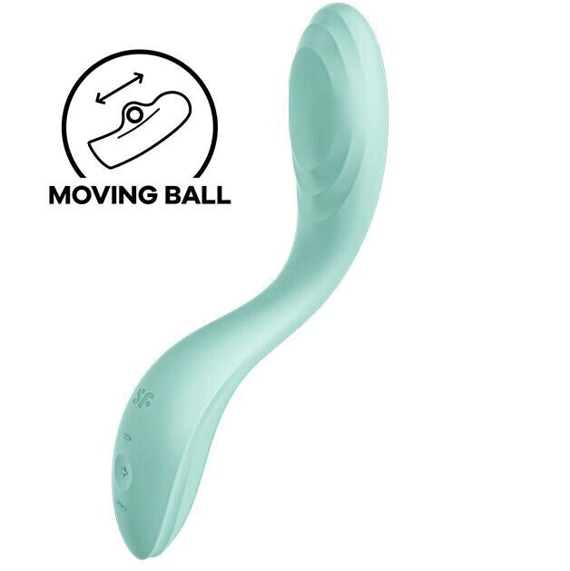 Вібратор із перловою стимуляцією точки G Satisfyer Rrrolling Pleasure Mint (м'ята упаковка!!) від компанії Інтернет магазин Персик - фото 1