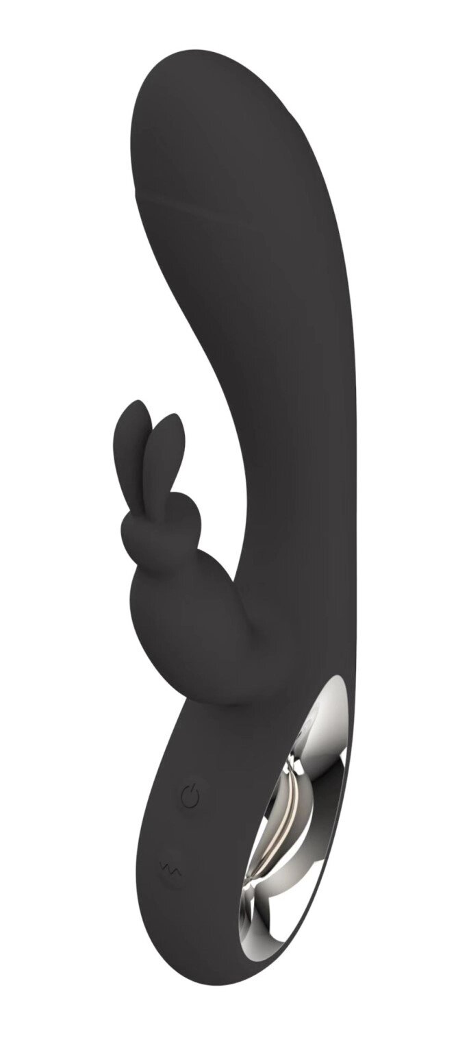 Вібратор-комір для подвійної стимуляції Белла, силікон, чорний від компанії Інтернет магазин Персик - фото 1