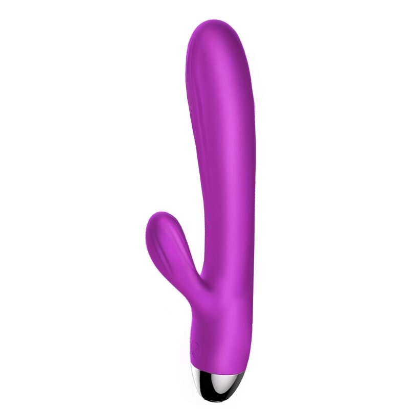 Вібратор-комір з пульсацією та серіями з підігрівом, фіолетовий від компанії Інтернет магазин Персик - фото 1