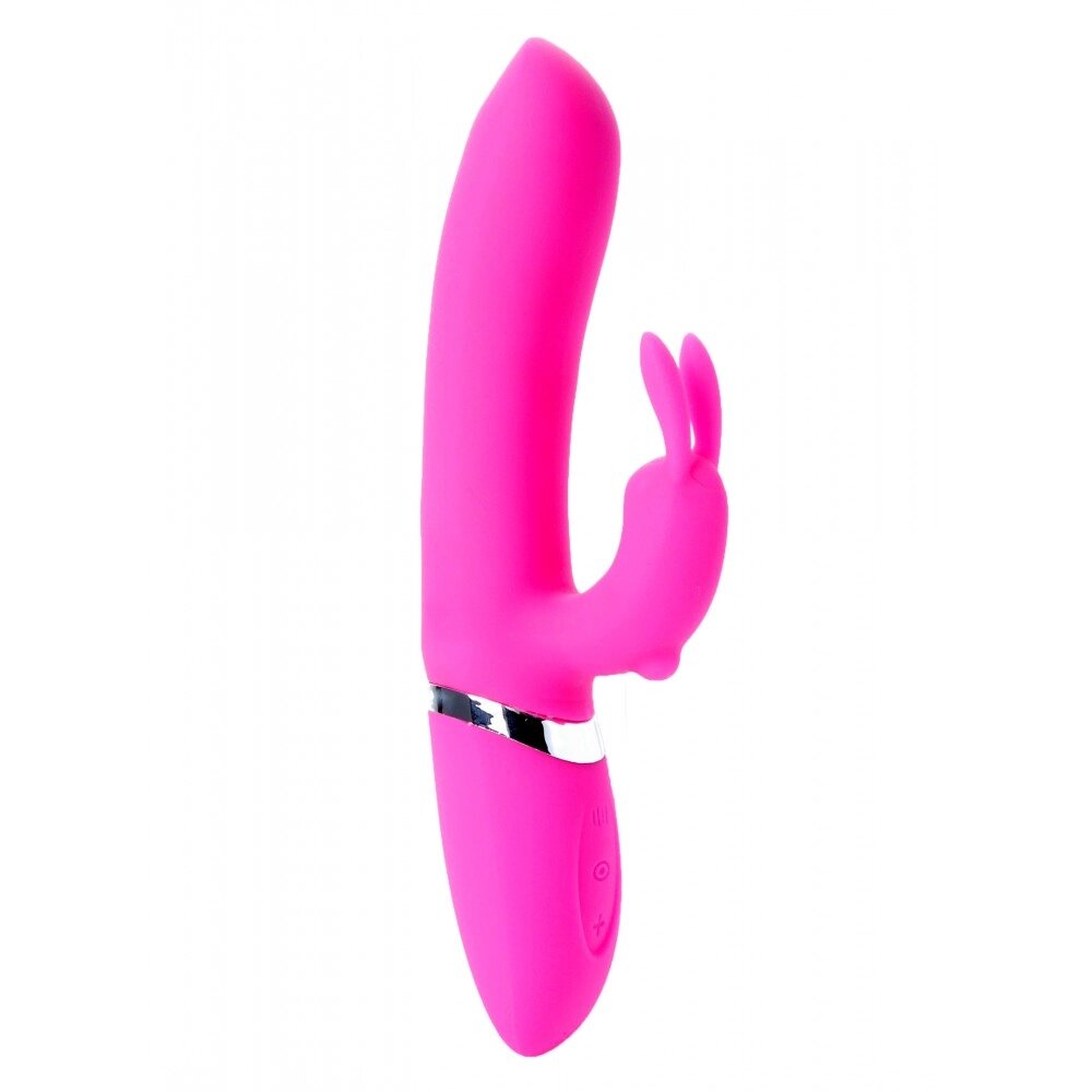 Вібратор-кролик ADELA Pink USB 12 режимів вібрації і 6 пульсацій від компанії Інтернет магазин Персик - фото 1