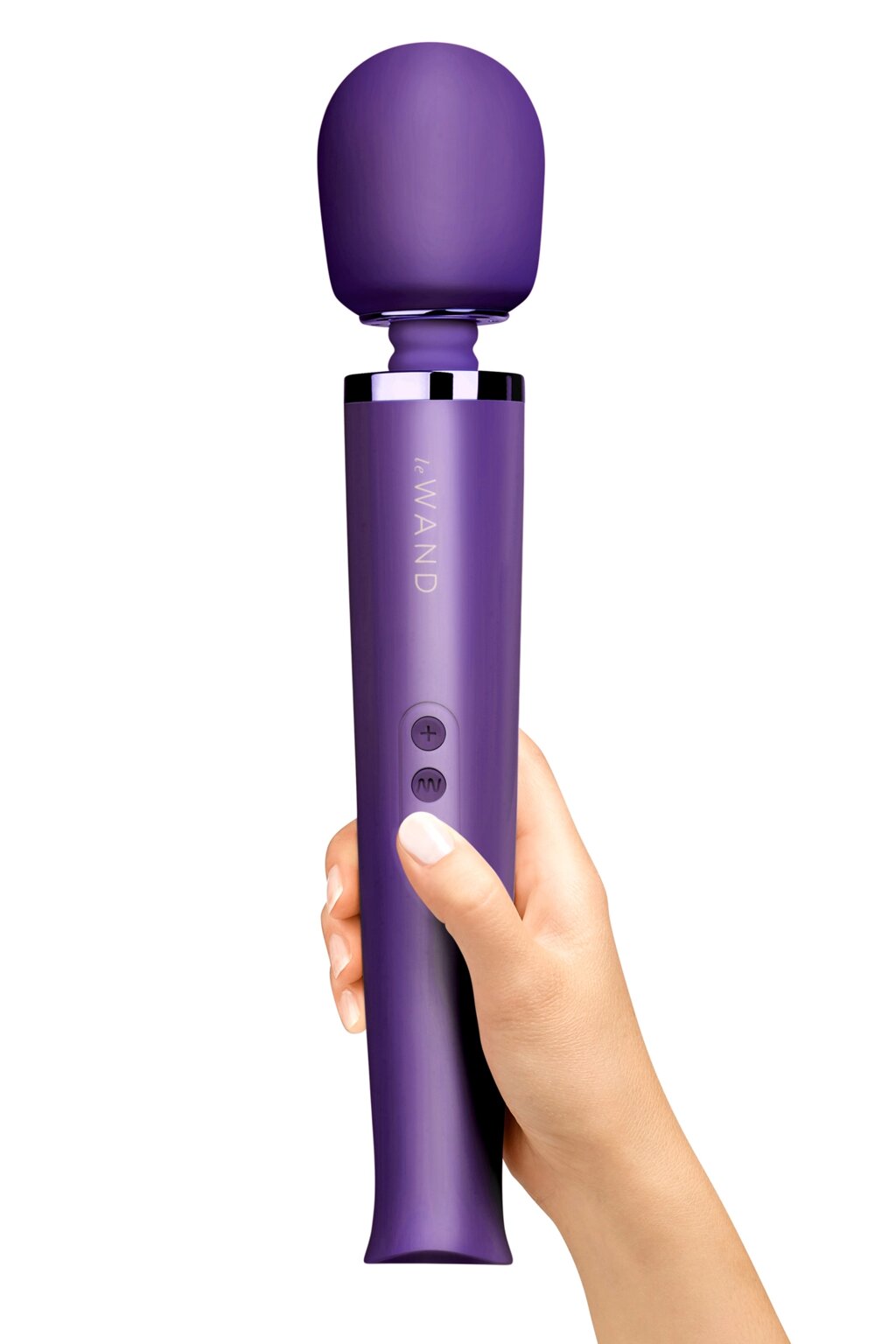 Вібратор мікрофон Le Wand RECHARGEABLE MASSAGER, фіолетовий від компанії Інтернет магазин Персик - фото 1