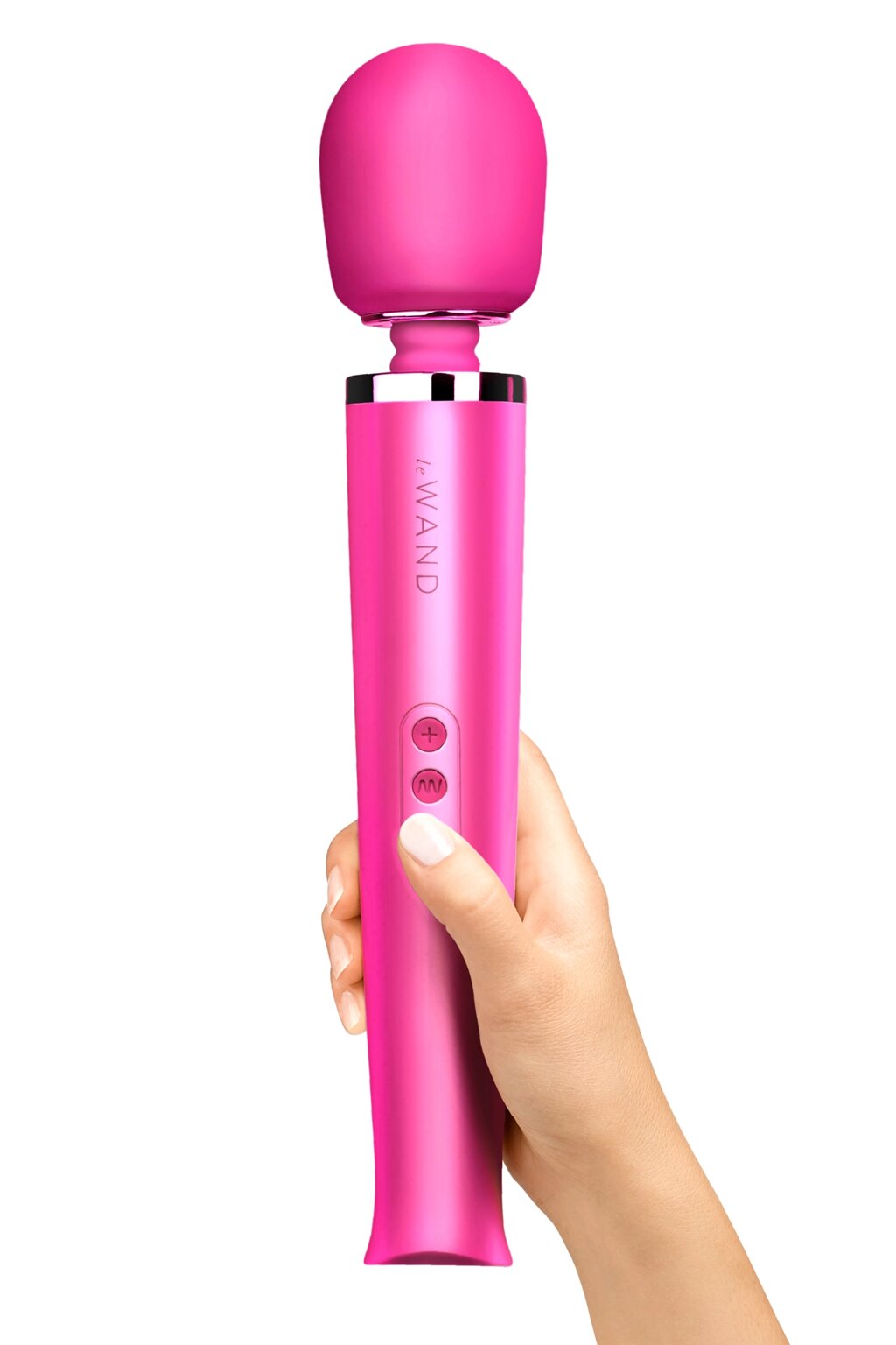 Вібратор мікрофон Le Wand RECHARGEABLE MASSAGER, пурпурний від компанії Інтернет магазин Персик - фото 1