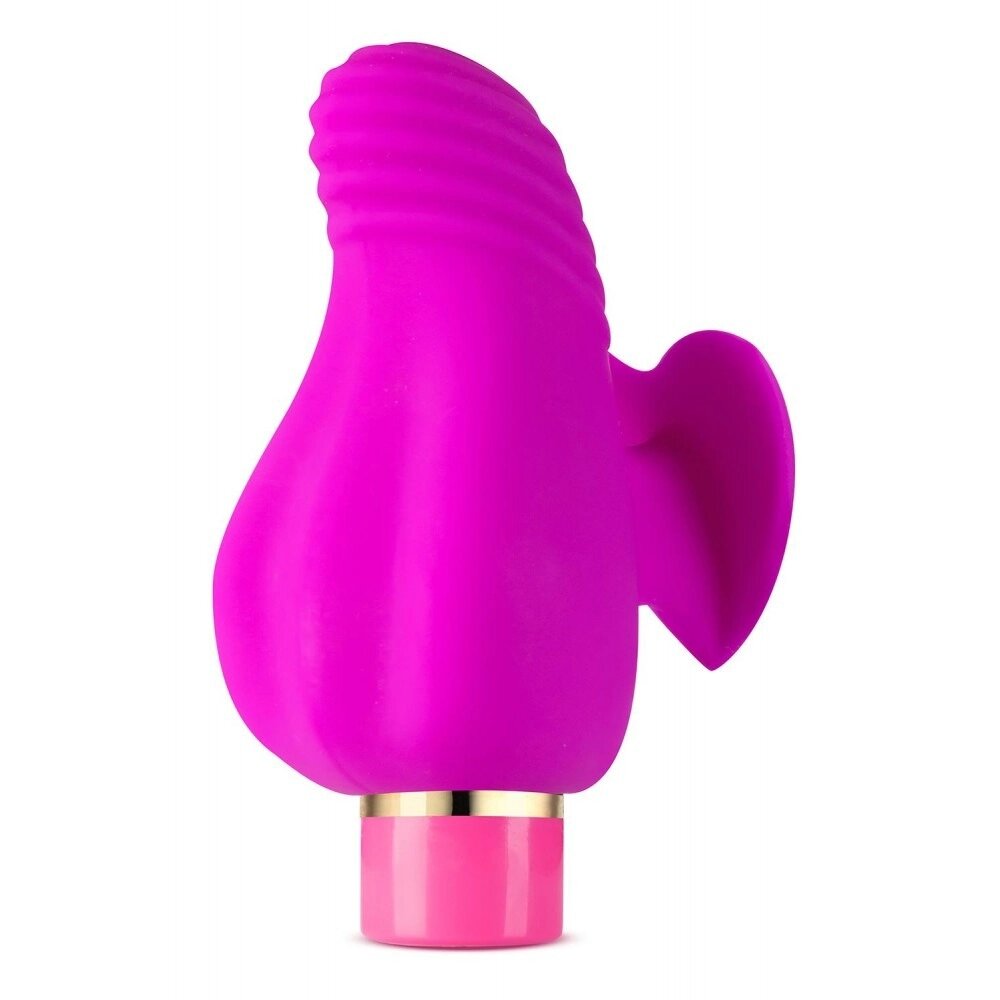 Вібратор на палець із рельєфом Aria Blush, силіконовий, рожевий від компанії Інтернет магазин Персик - фото 1