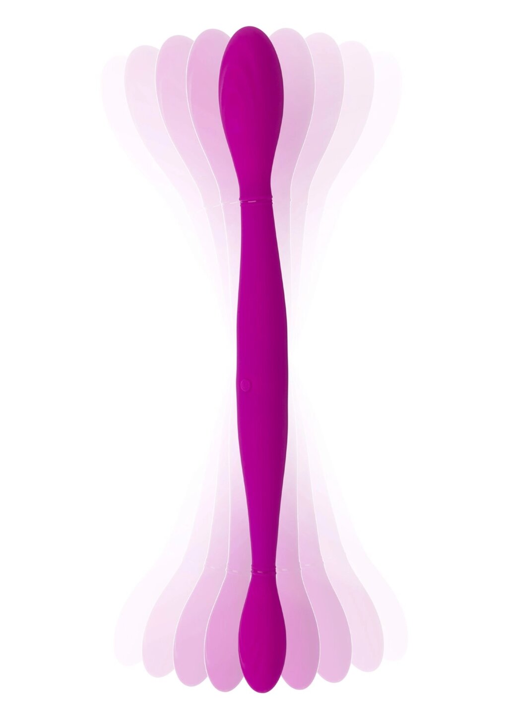Вібратор подвійний нереалістичний TOY JOY Infinity фіолетовий, 37 х 3.5 см від компанії Інтернет магазин Персик - фото 1