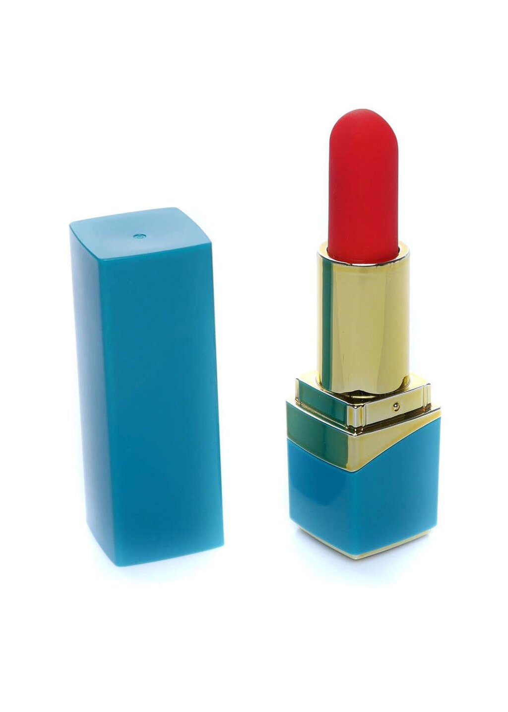 Вібратор помади стимулятор -lipstick Vibrator - синій від компанії Інтернет магазин Персик - фото 1