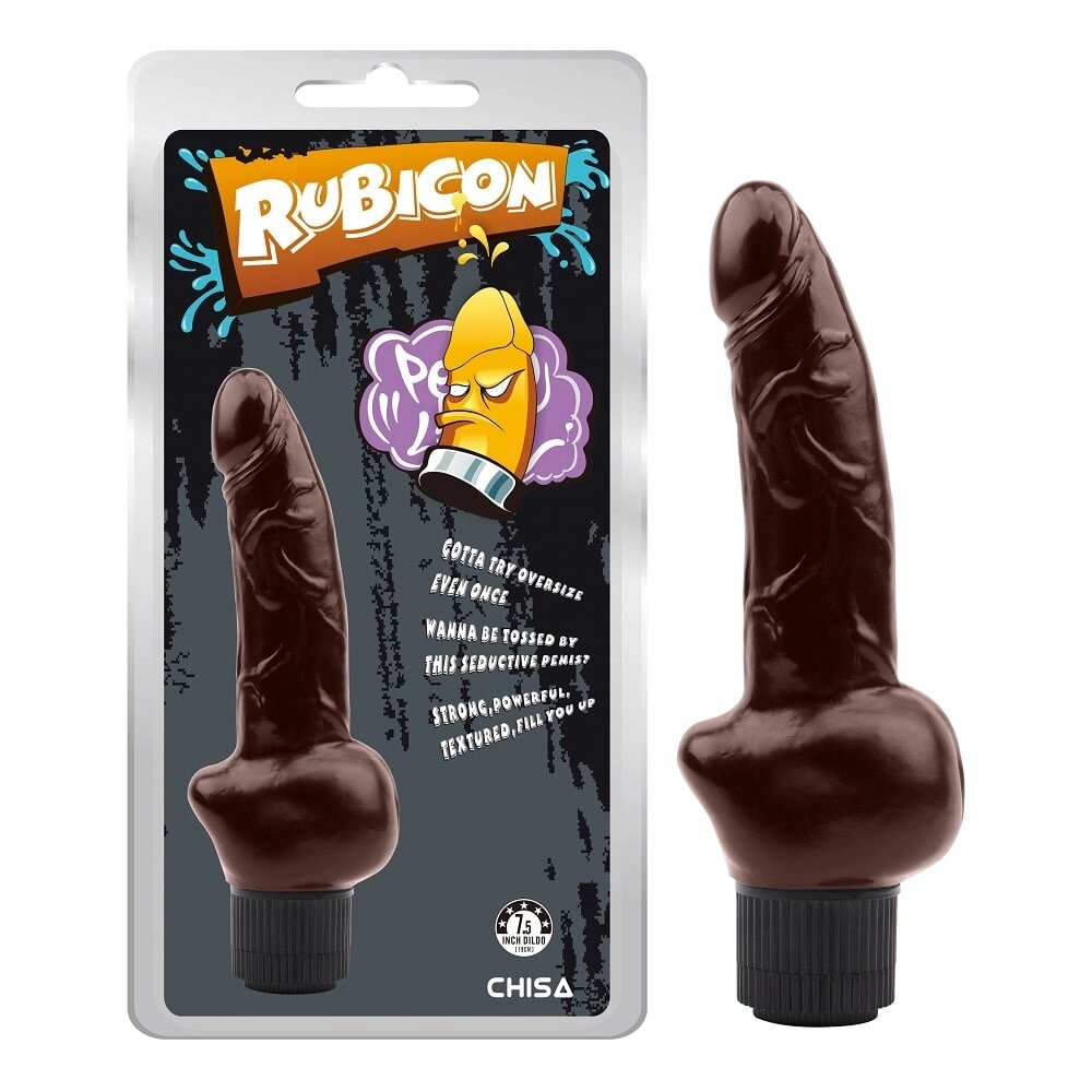 Вібратор реалістик Chisa Obsidian Vibe Cock Brown 19 х 3.7 см від компанії Інтернет магазин Персик - фото 1