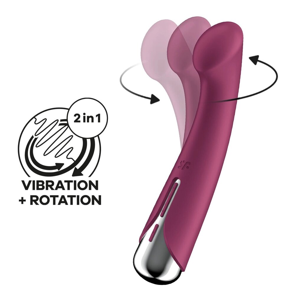 Вібратор Satisfyer Spinning G-Spot 1 Red від компанії Інтернет магазин Персик - фото 1