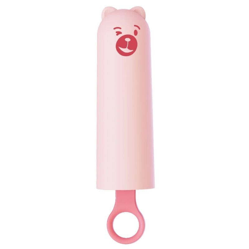 Vibrator suitvibe teddy Pink (чорний фалоімітатор), реалістичний вібратор під виглядом морозива від компанії Інтернет магазин Персик - фото 1