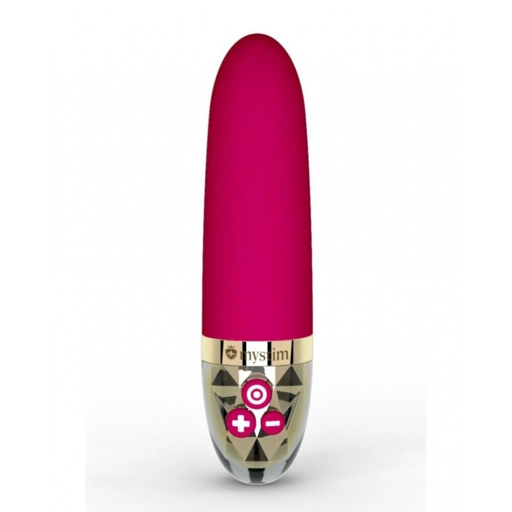 Вібратор вагінальний рожевий Mystim Sleak, 14.5 см х 3.6 см від компанії Інтернет магазин Персик - фото 1