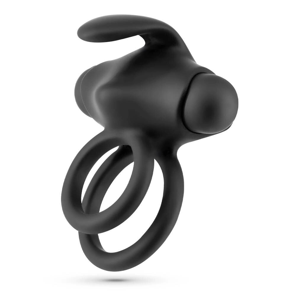 Вібро-ерекційне кільце з дистанційним пультом Crushious Thumper чорне, 8.5 см від компанії Інтернет магазин Персик - фото 1